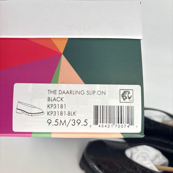 Katy Perry Lug Sole Loafers Platform Chunky Heel Black Patent Leather Size 9.5 - Picture 9 of 9